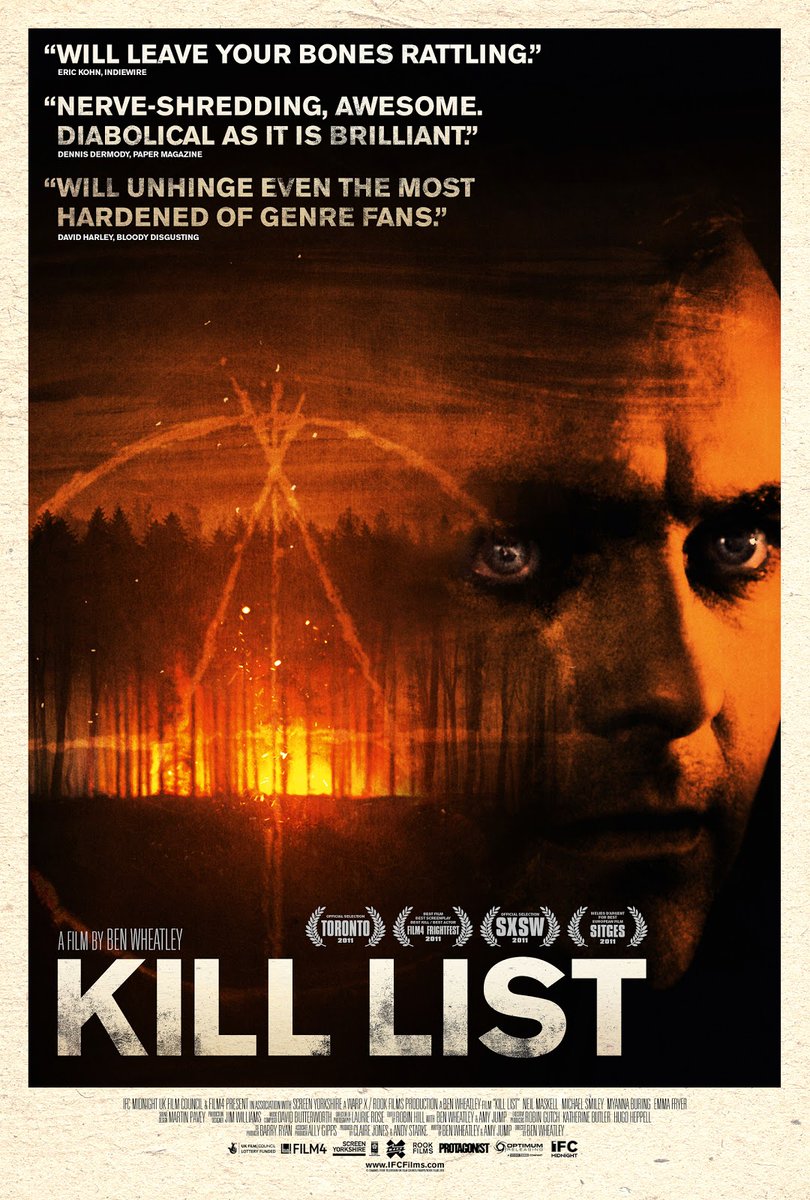 And while I'm thinking about it, here's another great horror gem if you haven't seen it. Great psychological horror with some really interesting twists and turns. No spoilers but certainly worth the watch. 7/10.👍

#MovieReview 
#KillList