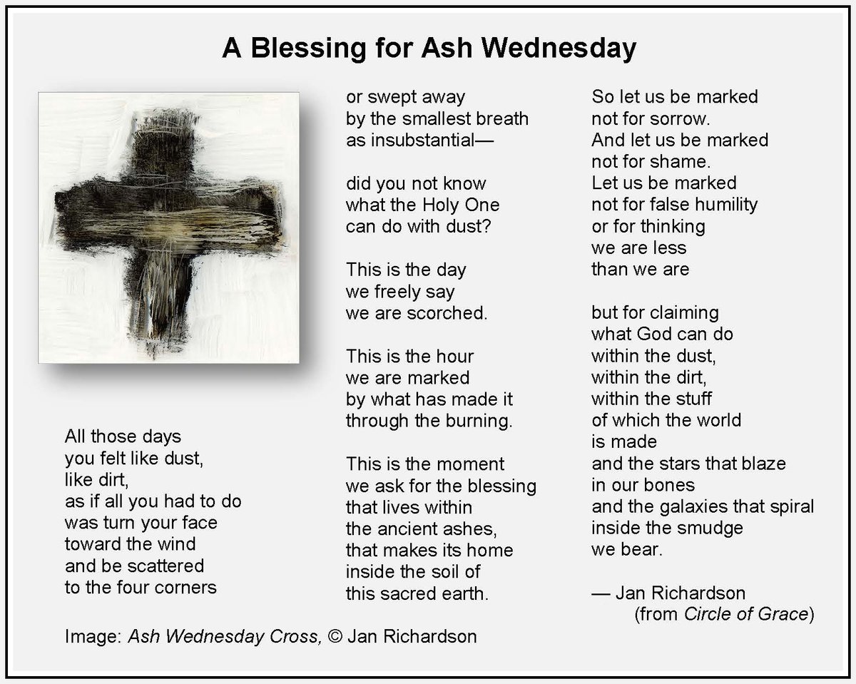 brvetter's tweet photo. "did you not know what the Holy One can do with dust?" // Blessed Ash Wednesday all. https://t.co/4zcwQSo5aD