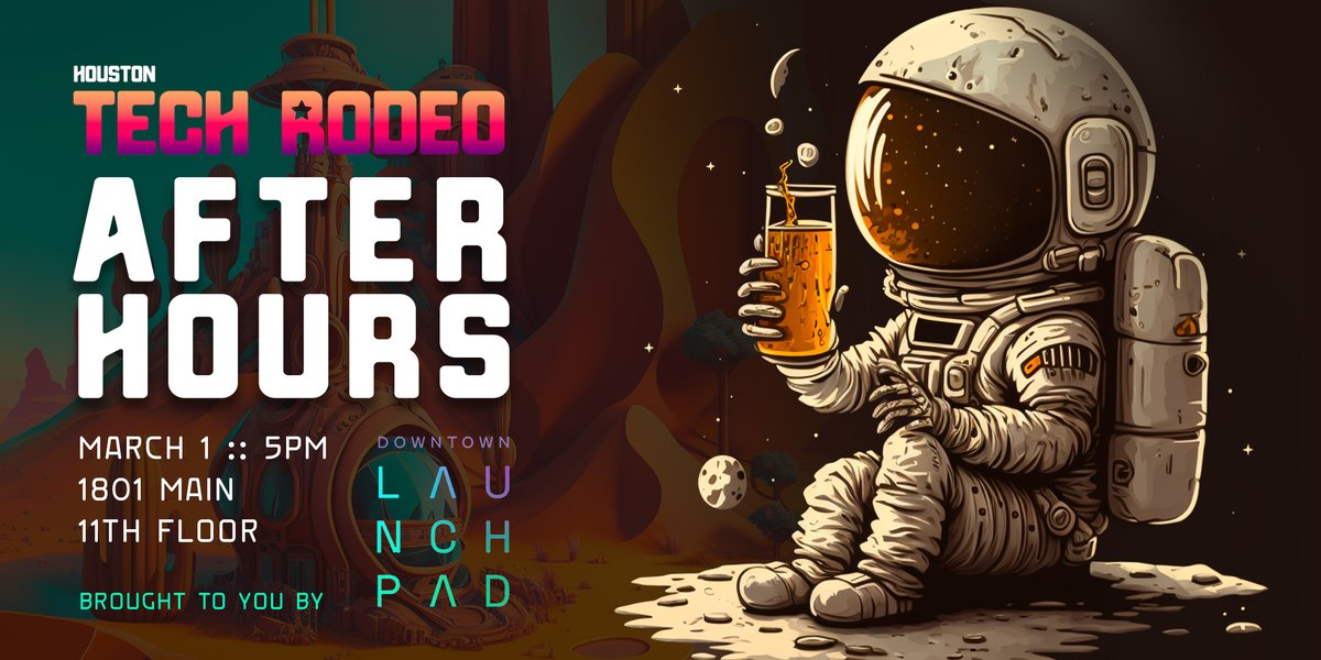 HouEX's tweet photo. What's better than free beer and networking with other tech professionals? Only 100 tickets are available!
https://t.co/LaHRJRPnxs
#techrodeo https://t.co/zECDBc7M3X