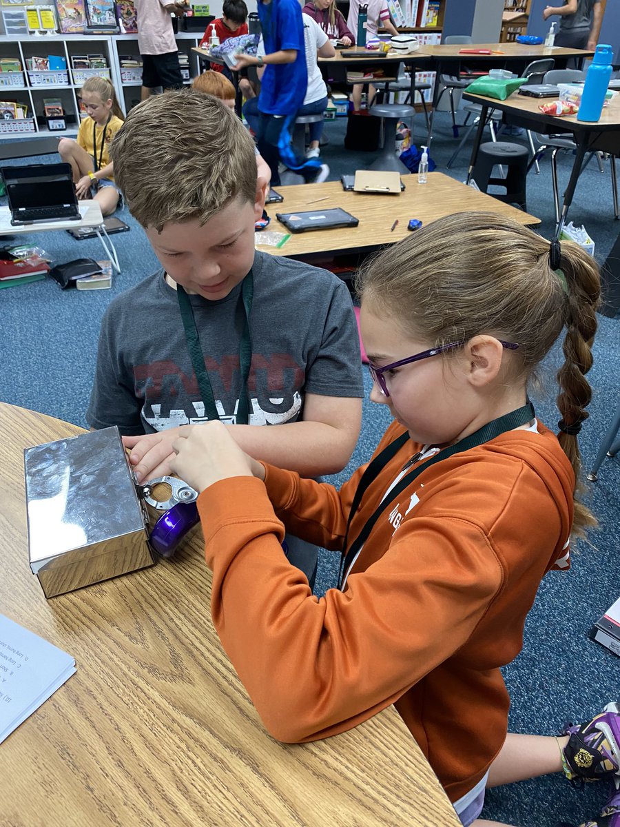 Benchmark prep is underway. Students are working together and using their strategies to crack the code. It’s a race to break open our prize box! <a href="/SampsonElem/">Sampson Elementary</a> #SampsonSTRONG