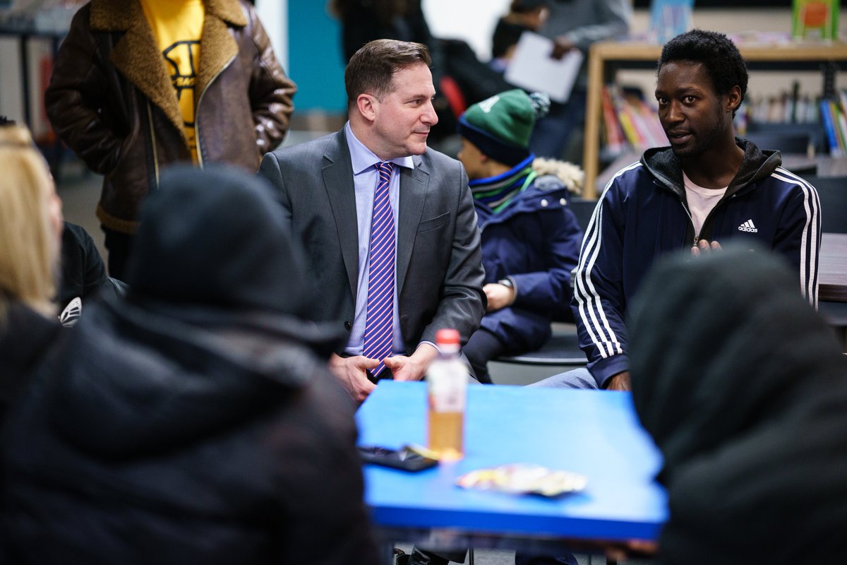 PatriciaLattan3's tweet photo. Thank you to Public Safety Minister @marcomendicino  for his visit to St-Léonard! He met a group of young people from @DODbasketball,  alongside Mayor Michel Bissonnet, and they discussed their needs when it comes to safety !
#youth #safety #stleonard https://t.co/E8coqogcns