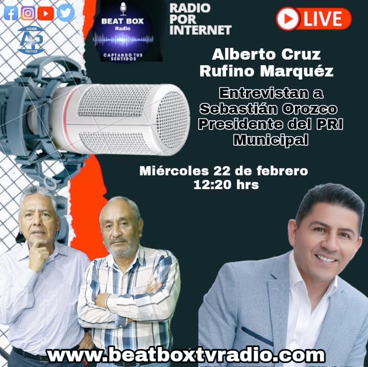 SebHOrozco's tweet photo. Te invito a seguir la transmisión en vivo por https://t.co/REwcTPAEz1 
Hablaremos de los retos y programas que tenemos en el @PRIPueblaCapi https://t.co/7shlQwljgE