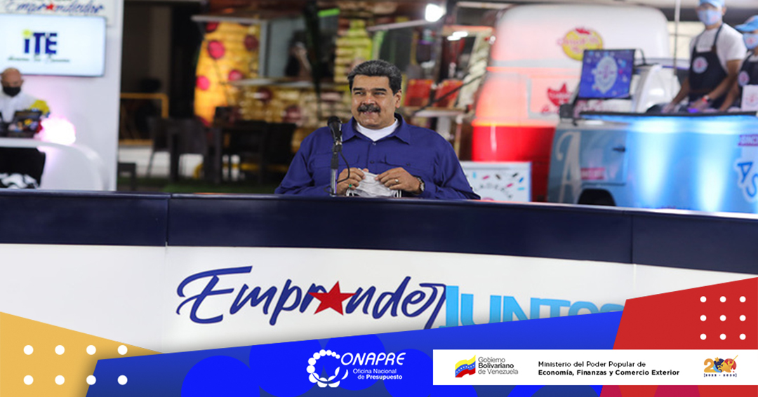 onapre_oficial's tweet photo. #AsíLoDijo | El Presidente @NicolasMaduro aseguró que los emprendedores y emprendedoras, son parte fundamental del renacimiento nacional, tomando fuerza día a día, evidenciándose en el desarrollo de la economía productiva del país.

#RetornoFeliz https://t.co/vWNDSXyKUX