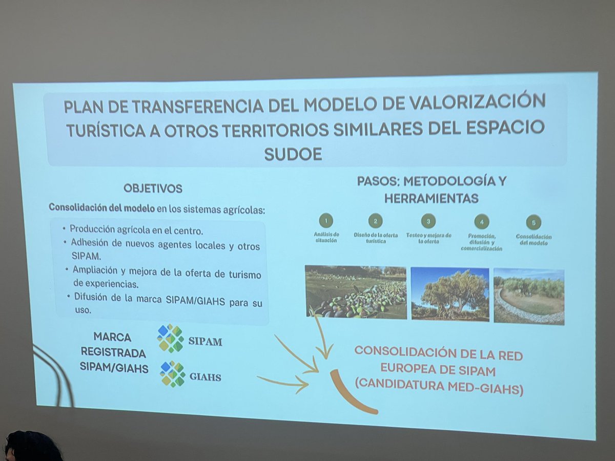 Presentación de los resultados del proyecto #VALSIPAM por su coordinadora técnica, Esperanza Perea, que repasa también su objetivo, las fases por las que ha transcurrido y su plan de transferencia #agriculturalheritage #sustainabletourism <a href="/FAO/">Food and Agriculture Organization</a> @Sudoe5 <a href="/FAOclimate/">FAO Climate Change & Biodiversity</a> <a href="/AgapaSipam/">Secretaría SIPAM AGAPA</a>