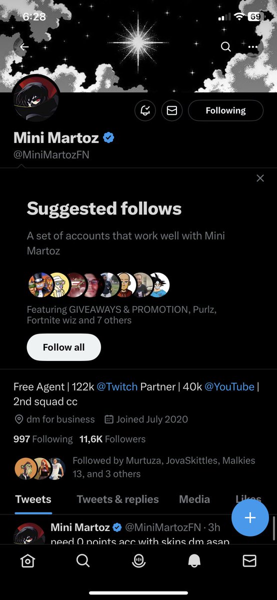 ataweriesc's tweet photo. @InimGives @Malkies13 @MiniMartozFN Done + notify 🔔✅. https://t.co/lroujOHmJA