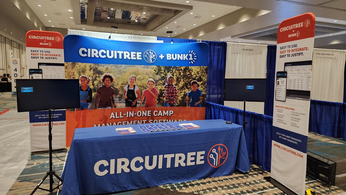 circuitree's tweet photo. The @ACAcamps' National Conference 2023 in Orlando, FL is officially underway!

Our team is looking forward to learning from the camp community and sharing the latest updates of our all-in-one camp management platform.

Learn more - https://t.co/HolfjaSqa8

#acanational23 https://t.co/0GpvVXJ5uA