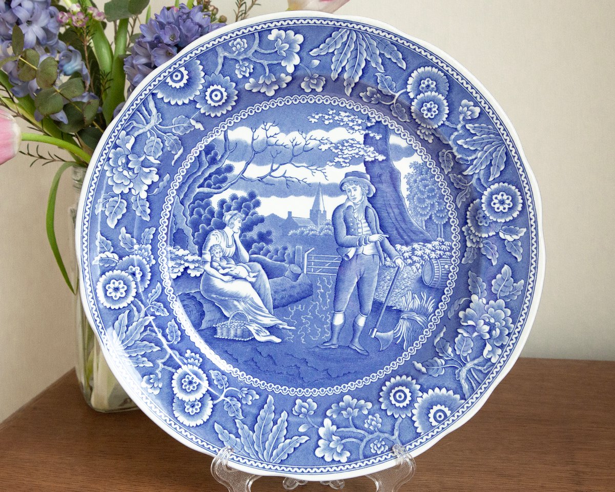 PriddeyCat's tweet photo. Here are the other 4 Spode Blue Room Collection dresser plates - Willow, Rome, Girl at Well and Woodman. Such lovely designs! All 26.5cm diameter 💙🤍💙
https://t.co/R9lpGC5oUN
#vintageshowandsell #SpodeBlueRoom #SpodeWorks #BlueAndWhite https://t.co/BRwsaP01KM