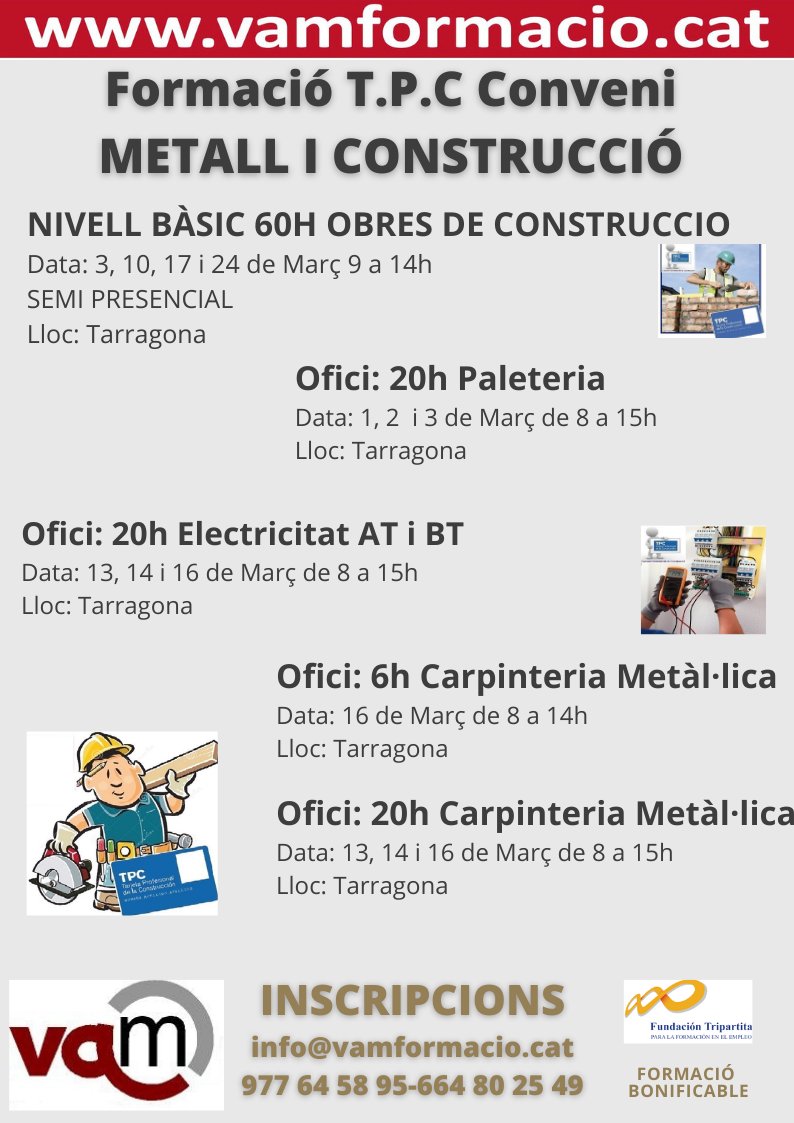 VAM formacio tweet media