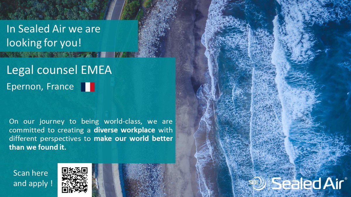 Nouvelle opportunité au sein de l'équipe legal EMEA, gérée par Emmanuelle, sur notre site d'Epernon

New opportunity in our legal EMEA team, managed by Emmanuelle, based in our manufacturing site in Epernon bit.ly/3XSXqwE