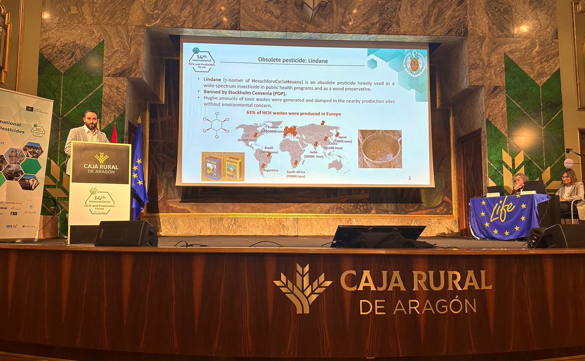 14thHch's tweet photo. @unicomplutense is a sponsor of the Forum. 
The most precious is the great amoumt of young researchers form this university.
@SargaStrategic @GobAragon 

#14ForumHCH #aragon #IHPA #biotech #environment #HCH #publichealth  #HCH #HCHForum #lifesurfing #lindane #pesticides #science https://t.co/5r4QpR5Uw5