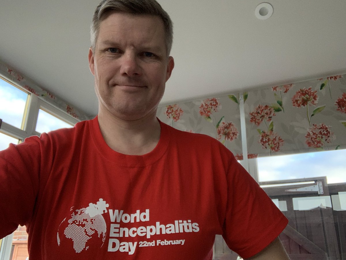 Wearing #Red4WED today in support of #WorldEncephalitisDay. We can all learn more about  #encephalitis at encephalitis.info