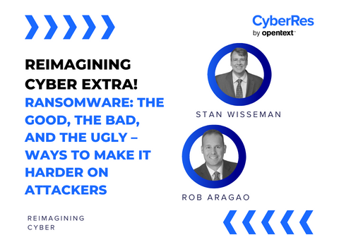 BeckyArenson's tweet photo. #Ransomware: The Good, the Bad, and the Ugly. The hosts of the Reimagining Cyber EXTRA! Podcast from @MicroFocusSec by @OpenText discuss ways to make it harder on attackers.

🎧 Listen now: 
#Cybersecurity #CyberResilience #MyCompany https://t.co/13fjEw3xhg https://t.co/JJ8LaZrIJh
