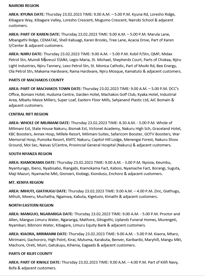 Kenya Power tweet media