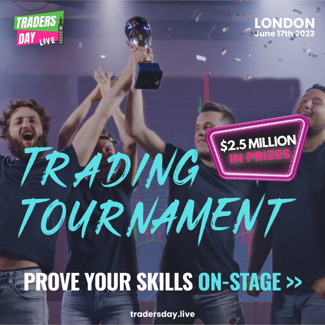 TradeThePool's tweet photo. The Tournament🎉

$2.5M In Prizes

Join ‘Traders Day Live,’ The largest educational meetup trading event in Europe, and try to beat other traders.

Book your seat now- https://t.co/cxKBcszpjS

#stockmarkets #stockstowatch #daytraders #stockstraders #stocktrading #propfirm #stocks https://t.co/sD40mZntrD