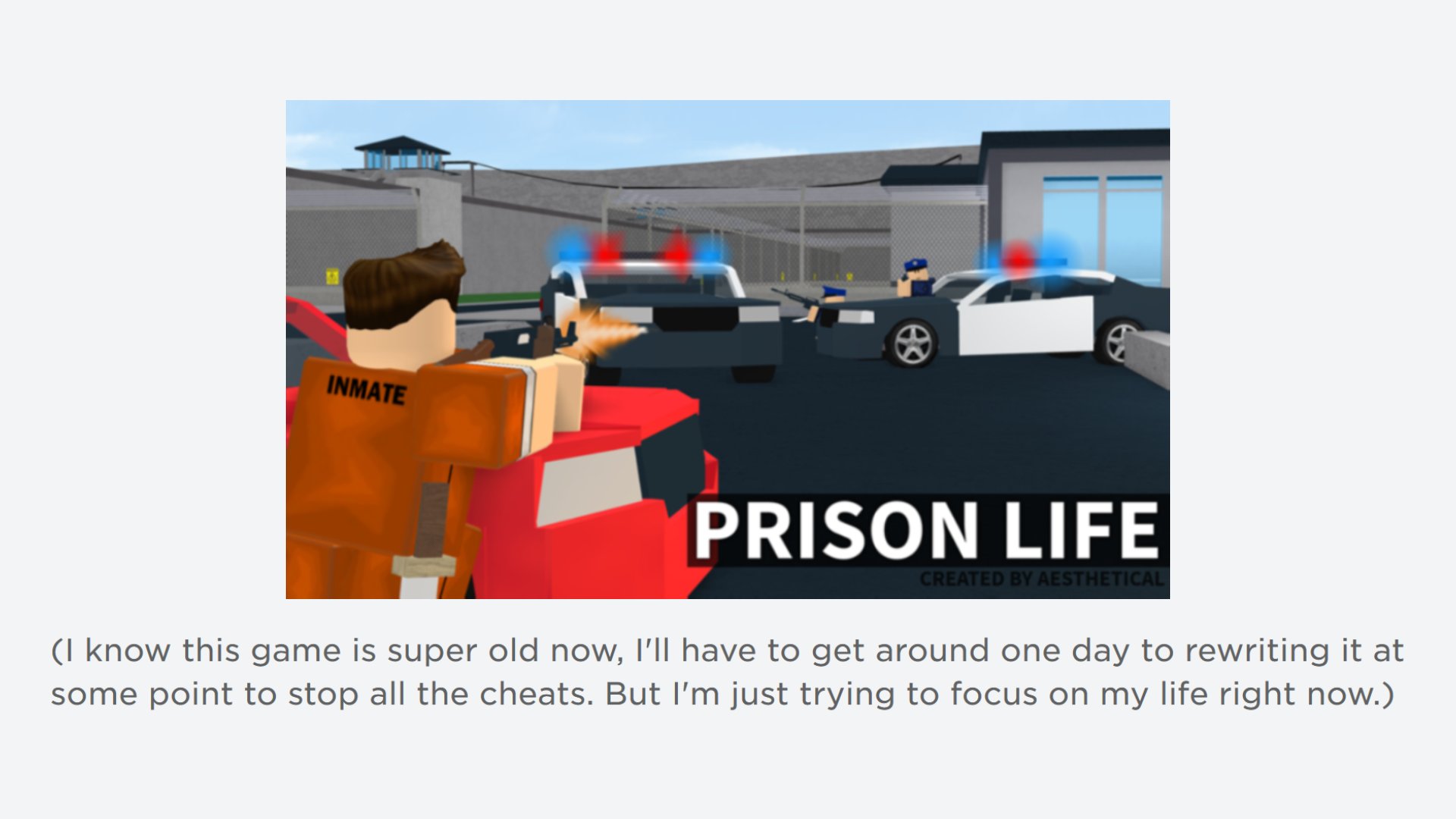 Prison Life - Roblox