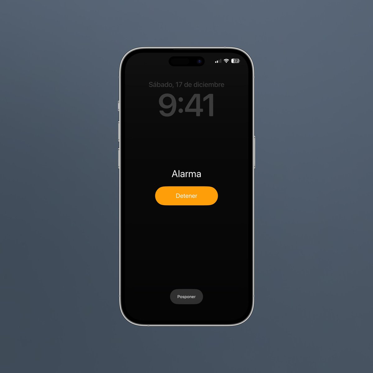 ifrnb's tweet photo. Querida Apple, el botón grande debería detener las alarmas. cc: @RubenMarii https://t.co/K6VgtvT6oT