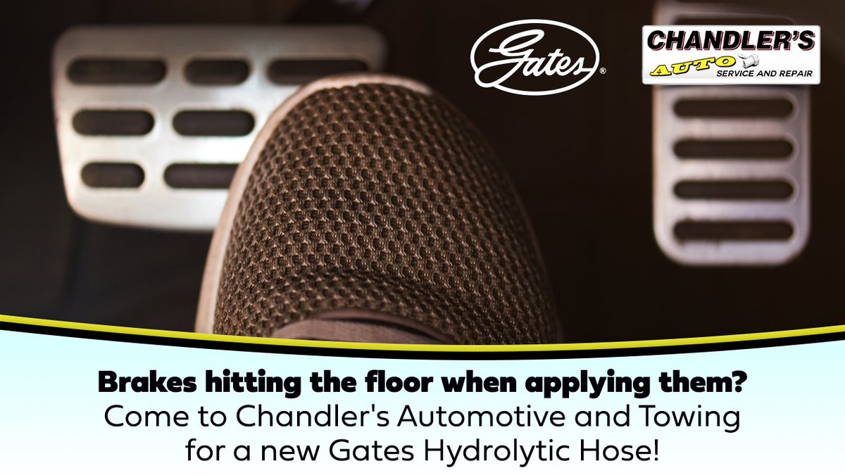 ChandlerAutoTow's tweet photo. Issues when braking? You might need a new hydraulic hose. Let us take a look so we can solve the problem! 📞(207) 850-1080 https://t.co/Kk1R248hyx