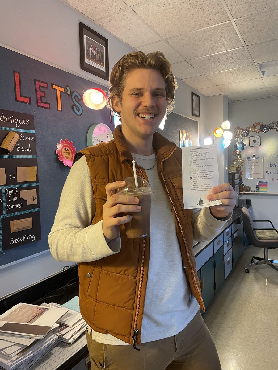 Sandy4STEAM's tweet photo. Huge thanks to @knoxvilleDC and Adam from @_RefillCoffee for providing a much needed (and delicious) pick me up for our staff today!  @GMASteam https://t.co/886YDNREGL