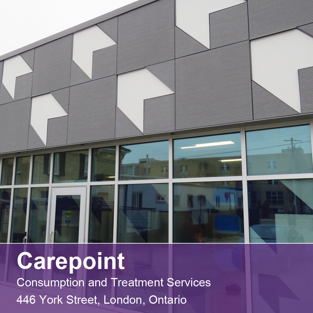 5 years after Ontario’s first overdose prevention site opened at 186 King St. in London, <a href="/hivaidsconnect/">Regional HIV/AIDS Connection</a> and its partners <a href="/HealthCentre/">LIHC</a> and #MLHU are opening a permanent Consumption and Treatment Service called Carepoint at 446 York St. next week. #LdnOnt #Middlesex /1