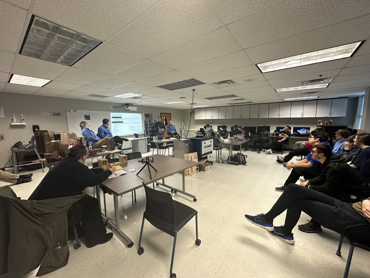 OlenAcademy's tweet photo. Thank you, Matrix PDM, for your time &amp; expertise to help 9th graders with their bridge projects &amp; to hold a Q/A session with seniors. Cool to hear about how advancements in techniques &amp; knowledge of the field work come together with technology to find sustainable solutions. https://t.co/Yaw4CPM0QR