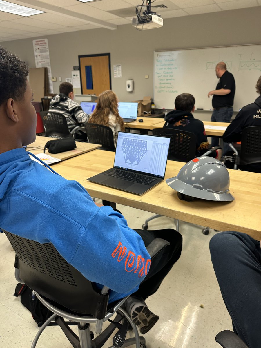 OlenAcademy's tweet photo. Thank you, Matrix PDM, for your time &amp; expertise to help 9th graders with their bridge projects &amp; to hold a Q/A session with seniors. Cool to hear about how advancements in techniques &amp; knowledge of the field work come together with technology to find sustainable solutions. https://t.co/Yaw4CPM0QR
