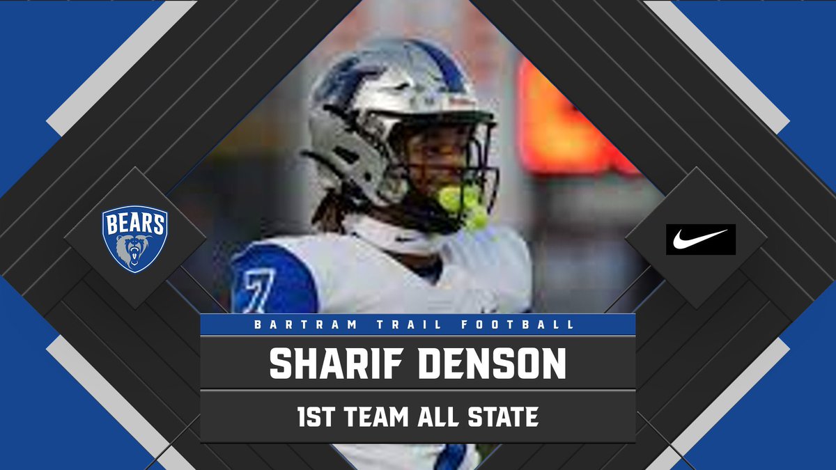 BTHS_Football's tweet photo. Congratulations to @cromwell_zeke and Sharif Denison for being named 1st team all state!! Huge accomplishment! #GoBears https://t.co/9scfhwv5FL