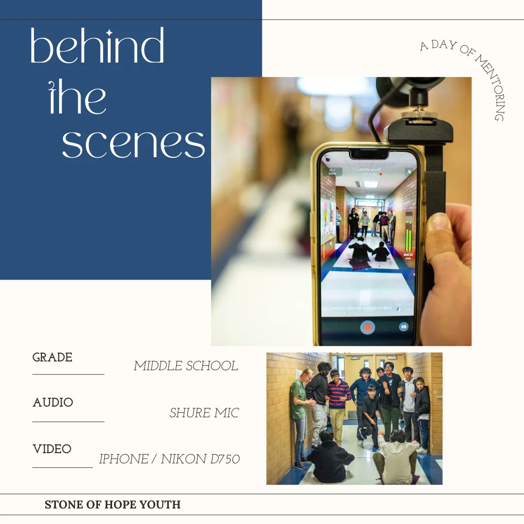stoneofhopeYth's tweet photo. How about some behind the scenes footage? This is what it looks like on our end as we capture all of our amazing mentor sessions!
#BehindtheScenes #YouthProgram #mentoring #WednesdayMotivation #charity #nonprofits #nonprofitorganization #speakinglife #changinglives https://t.co/AtJHi68fMy