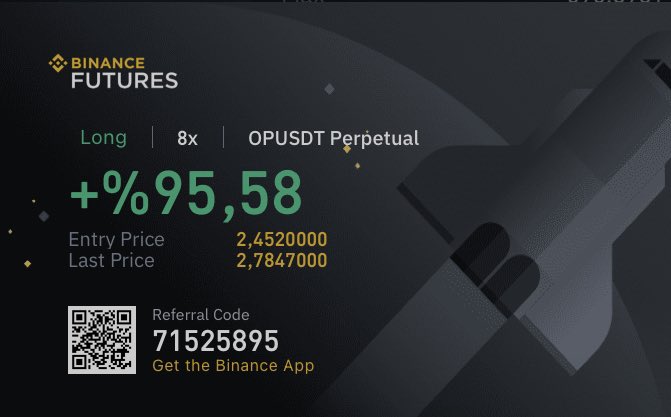 cryptodoor_'s tweet photo. 8x açmıştık işlemi grupça kazandık 9 da 9 devam ediyoruz 💪🏻💪🏻 

#Binance #Coinbase #kripto #kriptopara #Crypto #Bitcoin #BTC #eth https://t.co/ZD65LkTWuA