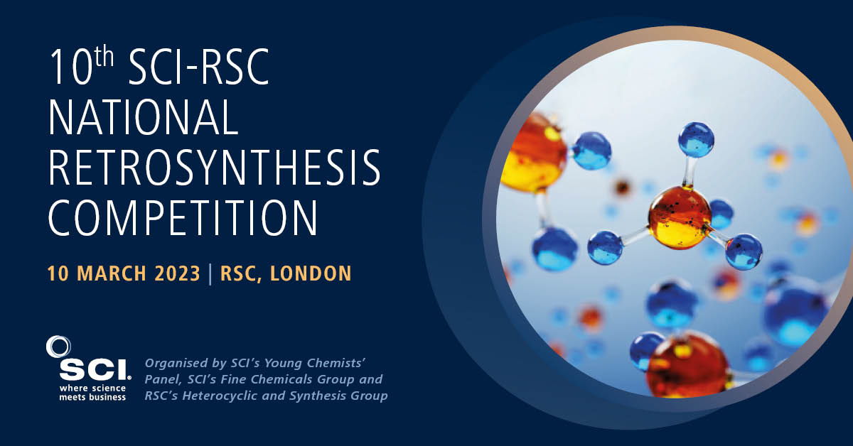 📢 Register Now! bit.ly/retrosynthesis…
Join us to celebrate the 10th National Retrosynthesis Competition, showcasing the calibre of UK chemists from both industry and academia and provide a platform for them to demonstrate their retrosynthetic and forward synthetic prowess.
