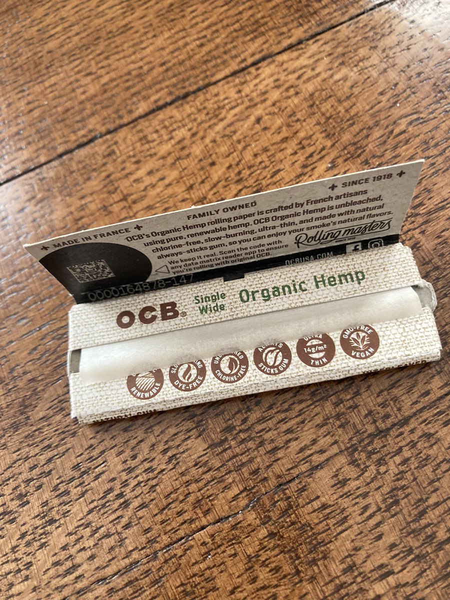 Rolling papers sit on Reps hall anteroom table as lawmakers vote 234-127 to pass HB639. Amended bill legalizes marijuana and puts  liquor commission in charge of regulating cultivation and retail sales.