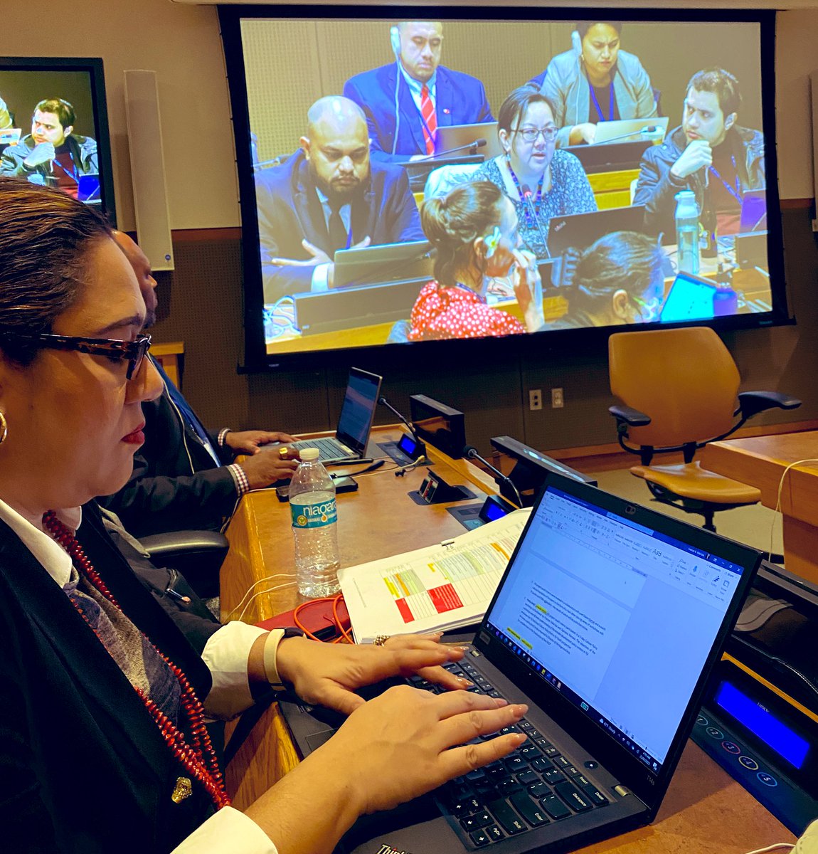 Today at #BBNJ @UN 

Discussing options to ensure $ is available to developing states to implement the BBNJ agreement when it enters into force

A key issue for @PSIDSnyc to ensure we have the capacity & means to conserve & manage the high seas🏝️

#BluePacific #SIDS #BlueFinance