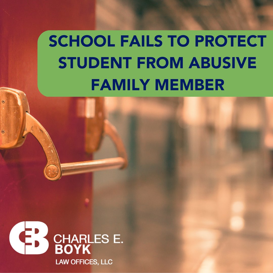Despite knowing the risk this person presented to our minor client, their school allowed a dangerous family member to take them, resulting in the child being beaten and injured. Visit our blog to read more: loom.ly/D_Y0z5k 
#school #families #family #blog #charlesboyklaw