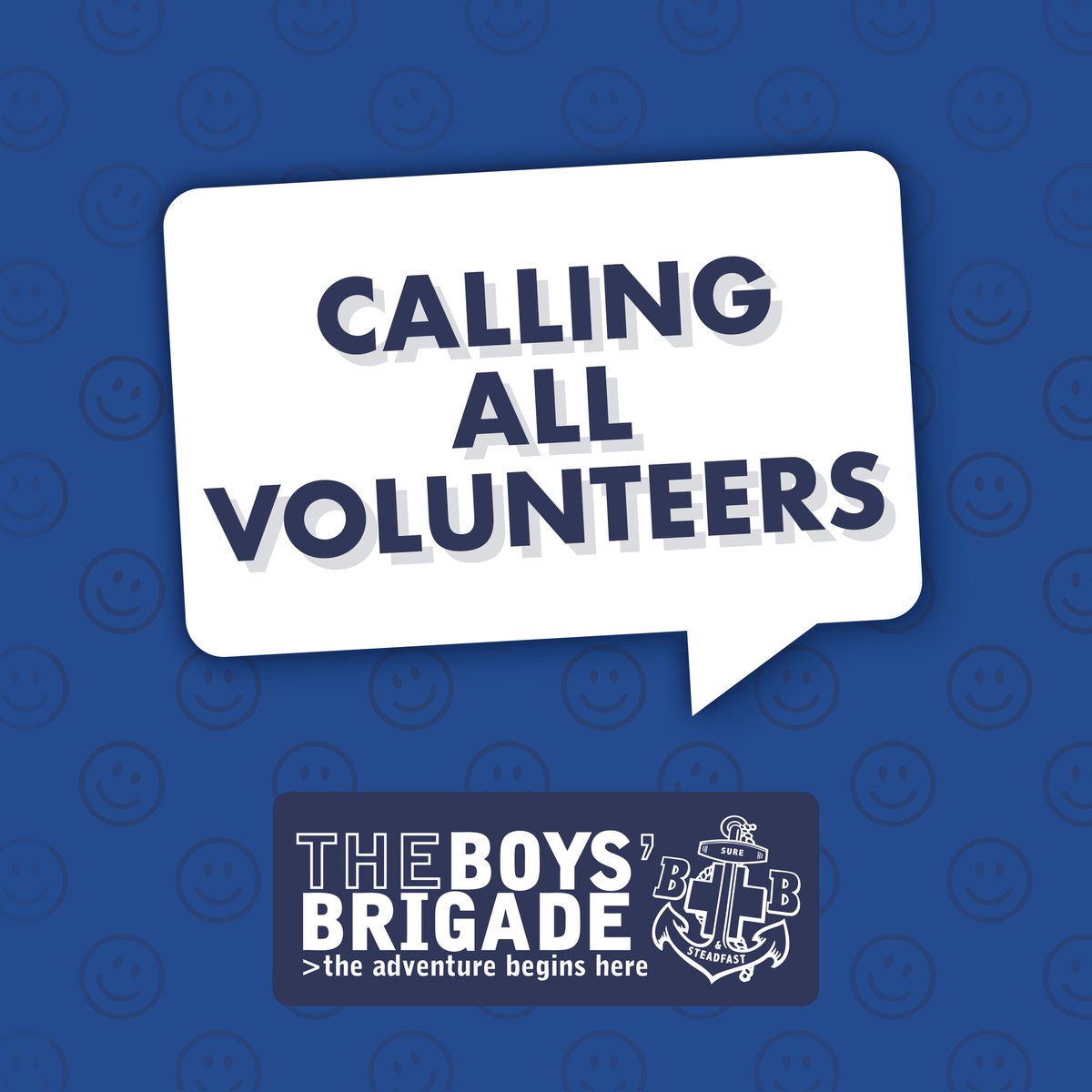 Breaking NEWS the 1st Birmingham is back after half-term, on Monday evening's, Aston Parish Church, Witton Lane, B6 6QA
We're looking for leaders or helpers. DBS checks can be done at no charge. Want to know more 
message or email us at 1stbirmingham@boys-brigade.org.uk