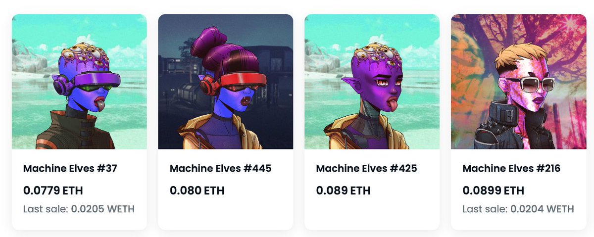 Machine Elves w/ insane rarities just graced the floor with their presence 👀🧝‍♀️

<a href="/leapnverse/">LeapN</a>'s upcoming Luxe Resort grants all elf holders major perks -

💥In-game power boosts
🥷Exclusive mobility
🎩 Fashion drip airdrops

Grab one here
opensea.io/collection/mac…

<a href="/MachineElvesNFT/">Machine Elves</a>