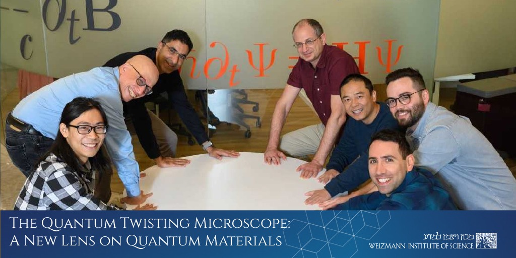 Weizmann Institute researchers have developed a new tool - the quantum twisting microscope (QTM) - that can create novel quantum materials while simultaneously gazing into the most fundamental quantum nature of their electrons >> 
bit.ly/QTM-tw