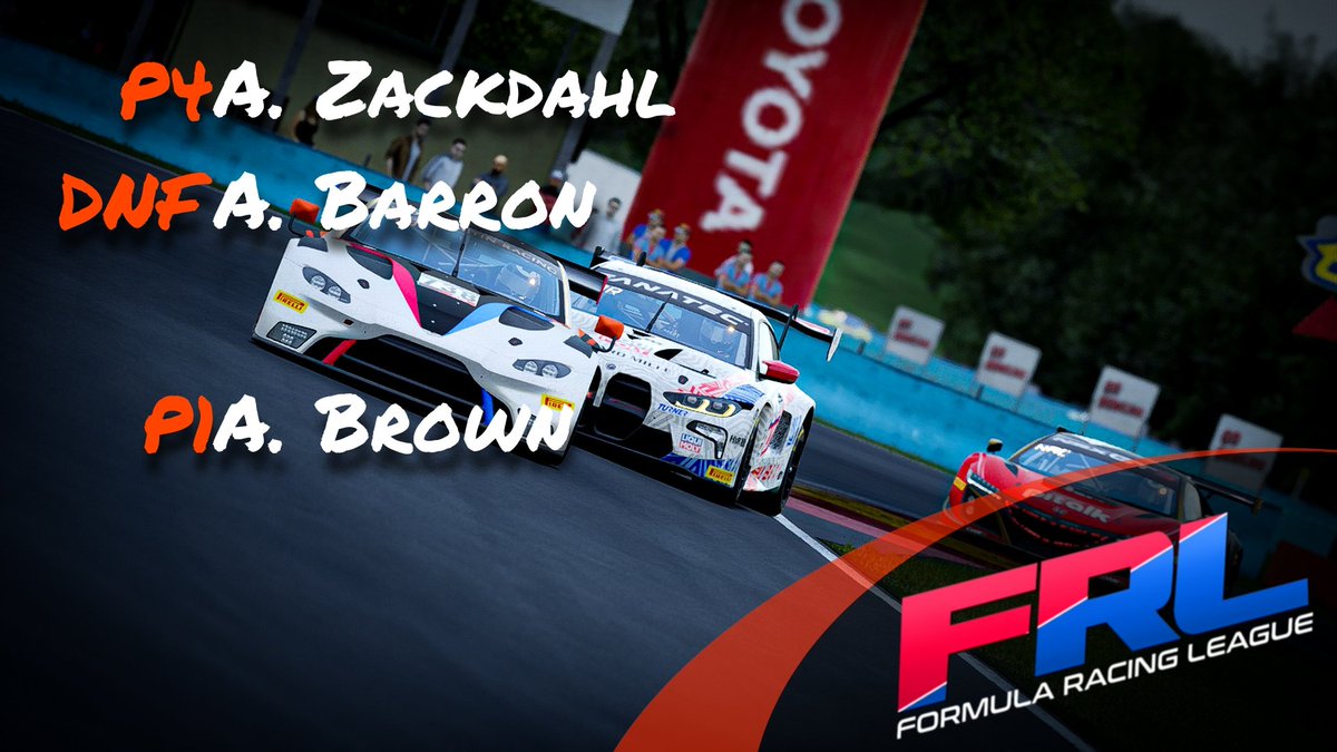 ERS_Esports's tweet photo. #FRL PureSimgear R6
White win
This time it's turn for the third team to make it in the socials, and Allan makes it with a win in AM class in the american track.
Alex and Alfie had a desync crash in the very beginning, from which alex got 0 damage
#ERS | #CastYourShadow | #ACC https://t.co/3v0lzzh9RT