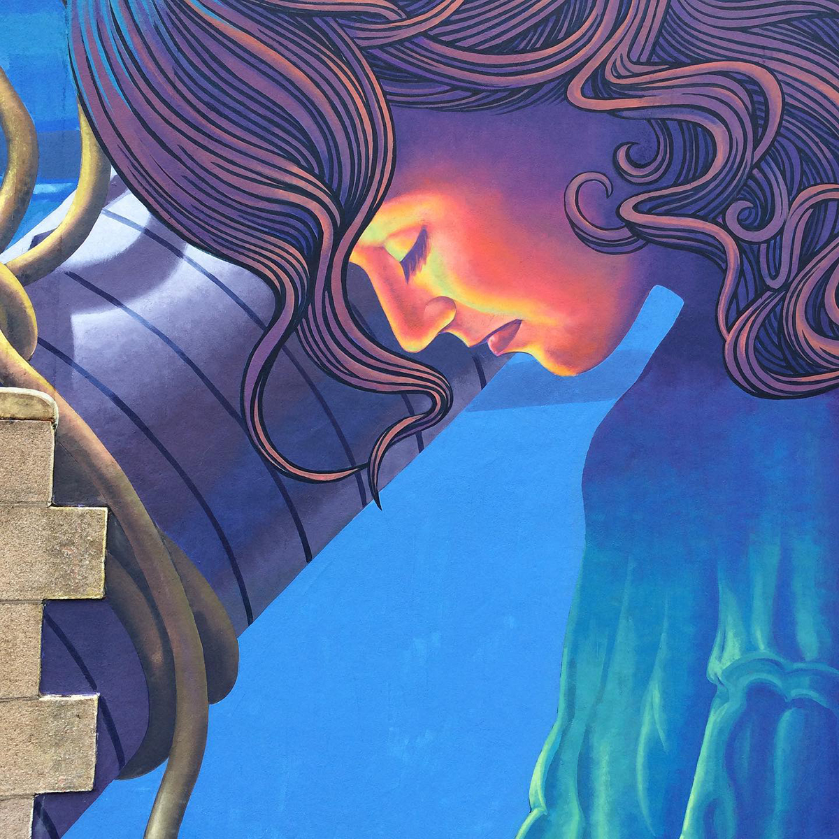 LMPositif's tweet photo. 🇫🇷 À Morlaix, dans le Finistère, cette fresque réalisée par Wild Drawing vient d'être élue « plus belle œuvre street art de France en 2022 » ! 🙌 (20 Minutes) https://t.co/eEMckcRArJ