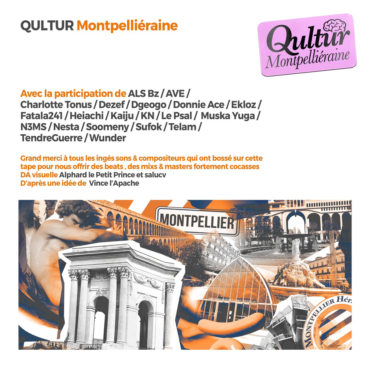 Le tour de France Qultissime continu , après Marseille c’est au tour de Montpellier d’illustrer les innombrables talents que possède cette city ! 

Vendredi 24 à minuit de partout.