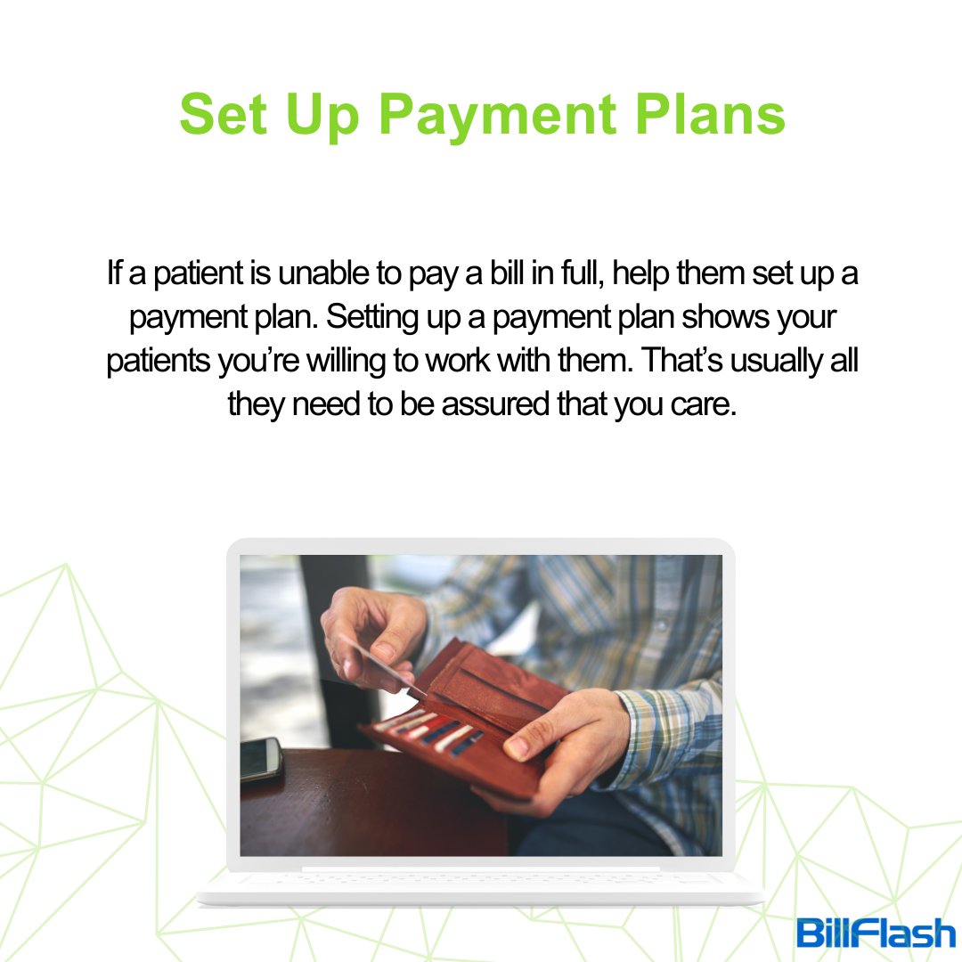 BillFlash_'s tweet image. Discover practical strategies for reducing the number of patients sent to collections and enhancing financial outcomes. Explore our latest insights and take charge of your organization&apos;s financial health.

bit.ly/3IJqeDE

#PatientCollections #HealthcareFinance