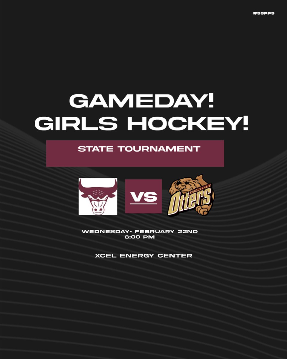 SSPAthletics's tweet photo. The #4 Packers take on #5 Fergus Falls tonight at 8:00 PM at the Xcel Center!
Stream - https://t.co/1h68ByP9YW
Tickets - https://t.co/f9Yw0OSsCX
#sspps6 https://t.co/kRtwXbfTiQ