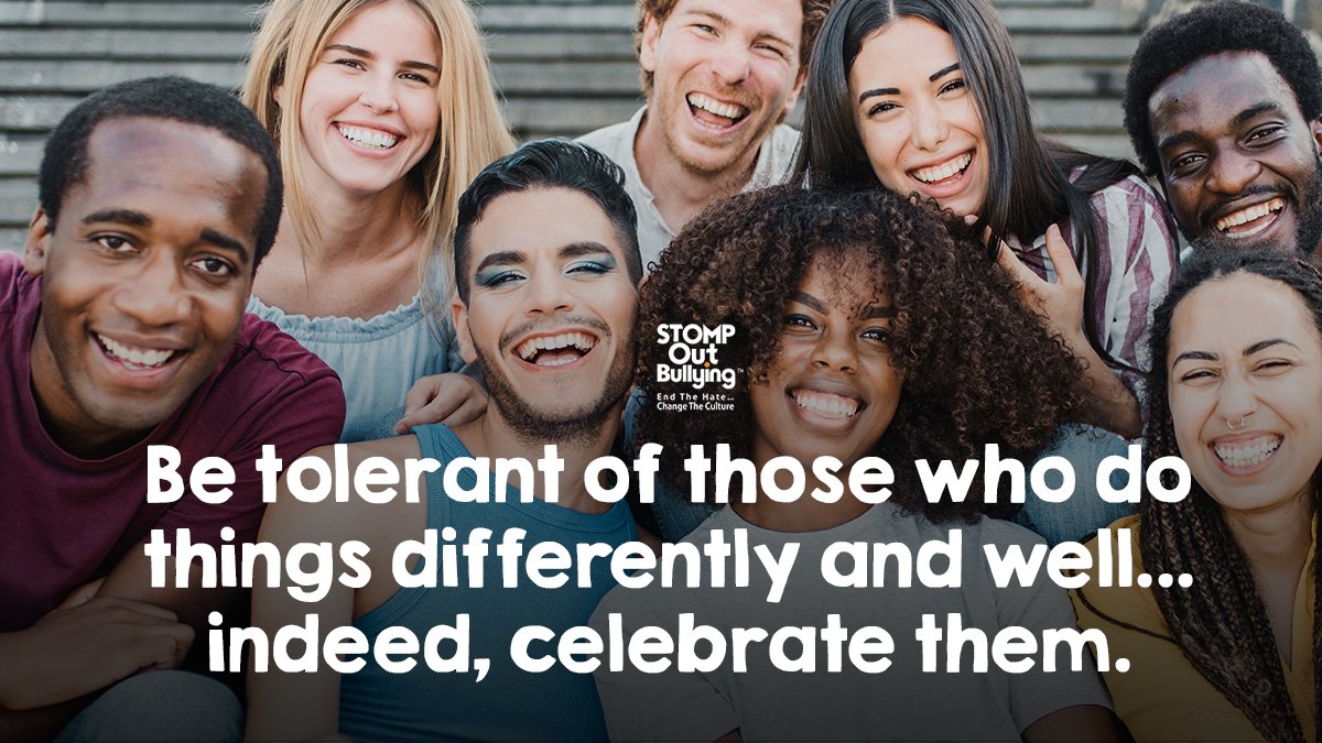 Let's celebrate diversity and embrace the differences that make us unique! Whether it's in ourselves or others, let's honor and respect the beauty of individuality. 🌈 #EmbraceDifferences #CelebrateDiversity #STOMPOutBullying