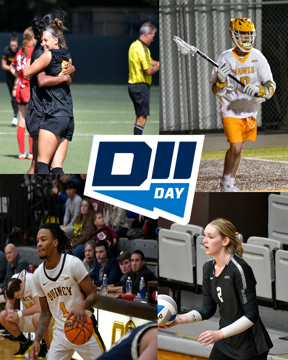 QUHawks's tweet photo. Happy #D2Day!

We're proud to be a part of @NCAADII! https://t.co/8nV77K0A44