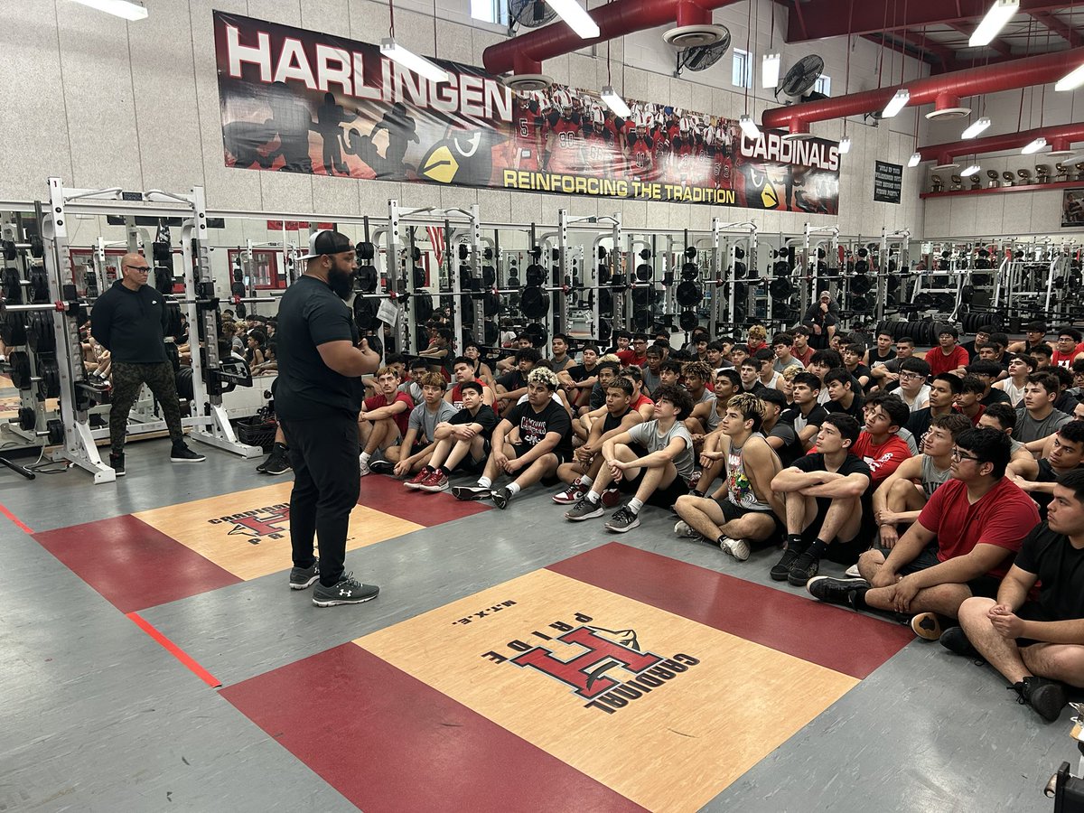 Here we go I got two words…two words….. “Buy In” 
thank you @MackeySpeaks for stopping by Harlingen High!