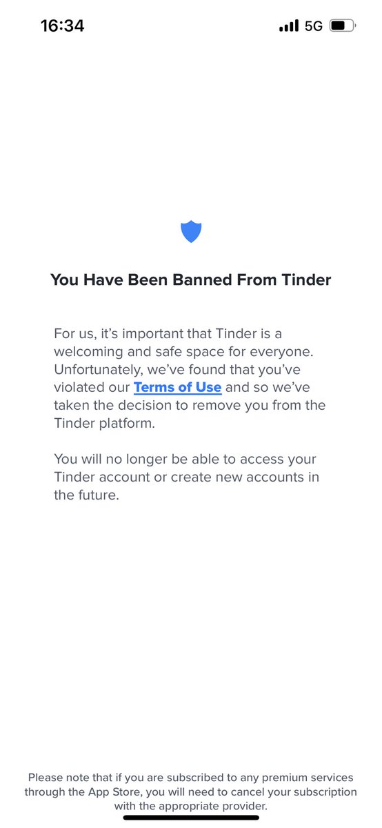 Dhrena's tweet photo. ⁦@Tinder⁩ you’ve banned me but still charged me for premium. I’d like a refund please https://t.co/AB0ZydrRCy