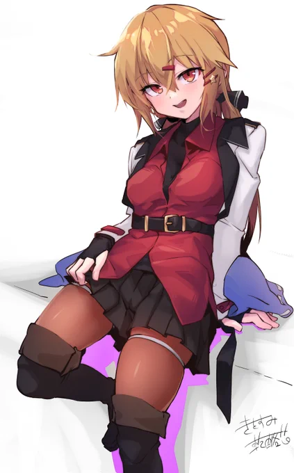 久々の艦これ絵誘いタシュケントさん #太ももは太いから太ももっていうんだよ 