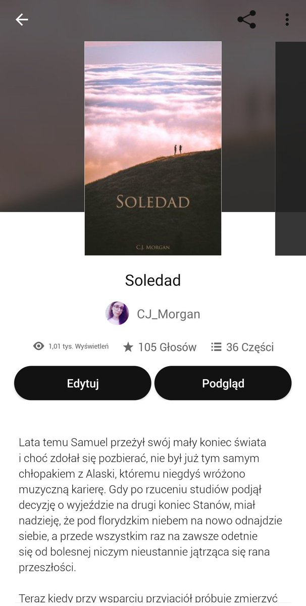 CJMorgan_author's tweet image. Dziękuję za tysiąc wyświetleń 🥹❤️
#TwitteroweKsiazkary #SoledadWattpad #wattpad #wattpadpl