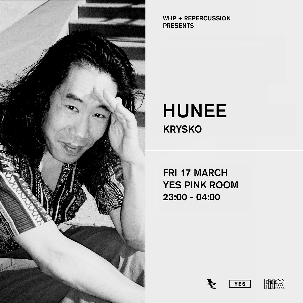 Just announced: @WHP_Mcr and Repercussion presents: Hunee, Friday 17th March 2023, 11pm-4am [The Pink Room] Tickets go on sale Thursday 23rd February at 10am seetickets.com/event/repercus…