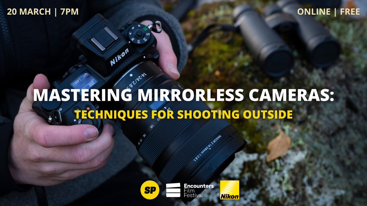 Are you a filmmaker looking to improve your outdoor shooting skills? Join our free online masterclass with @UKNikon on March 20th and get expert tips on using mirrorless cameras on location. 📷 GET YOUR FREE TICKET: bit.ly/3IMBkYq 💛