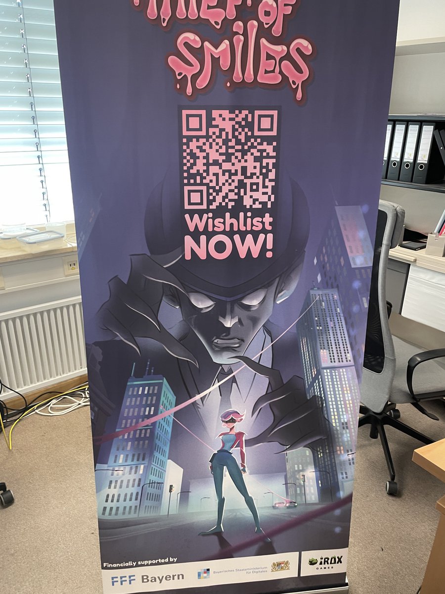 irox_games's tweet photo. Getting ready for #GGBavaria 👀
Please stop by and check out Thief of Smiles!

Who else is there? Let us know! https://t.co/KfOetlYfdJ