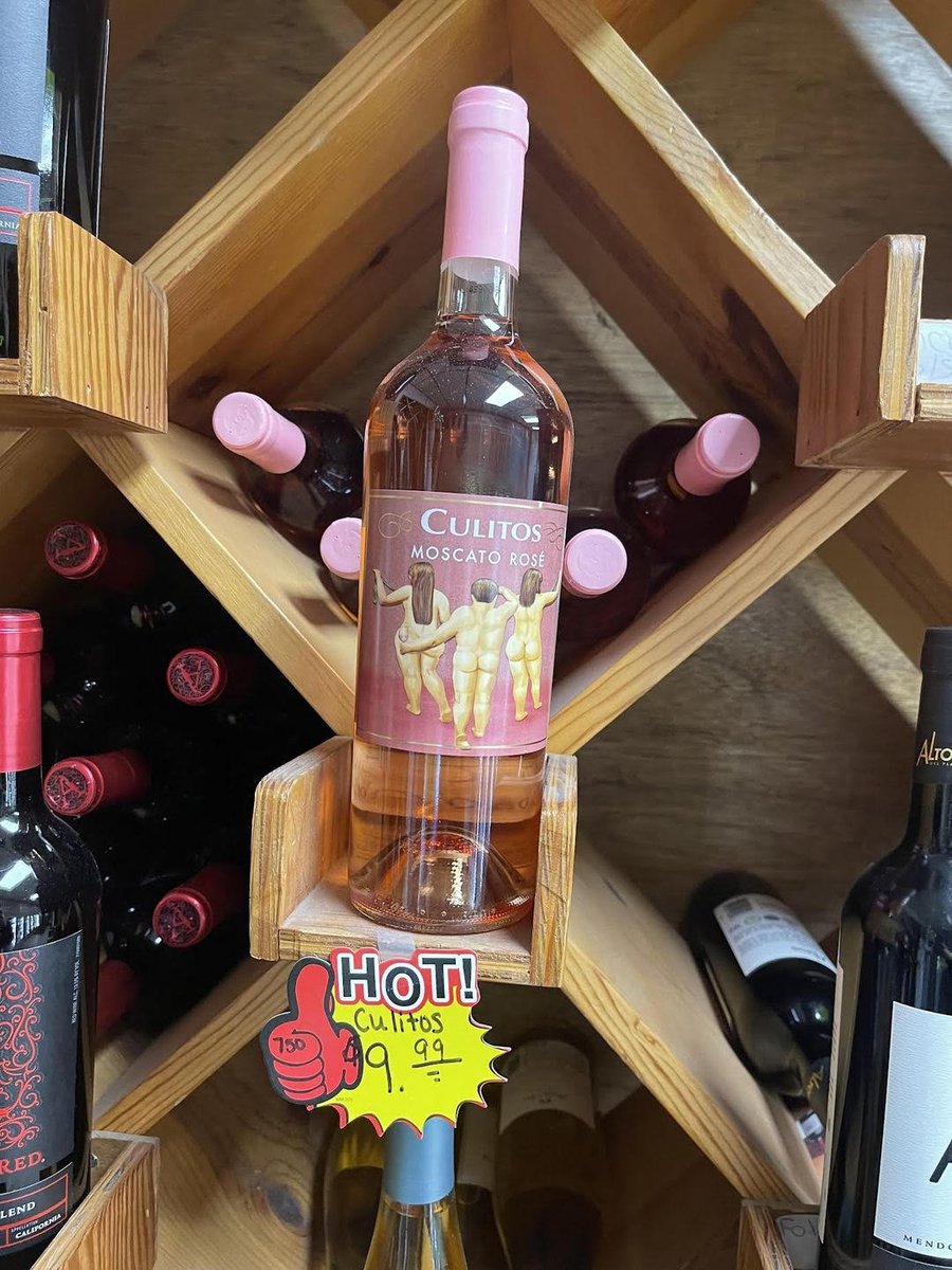 #WineWednesday: Staff Pick- coming at you HOT! 🔥 Culitos Moscato Rose! 
Sweet and juicy flavors of peach, apricot and vanilla. Smooth and easy to enjoy at the end of a long day. 🍑 #PlatinumLiquor